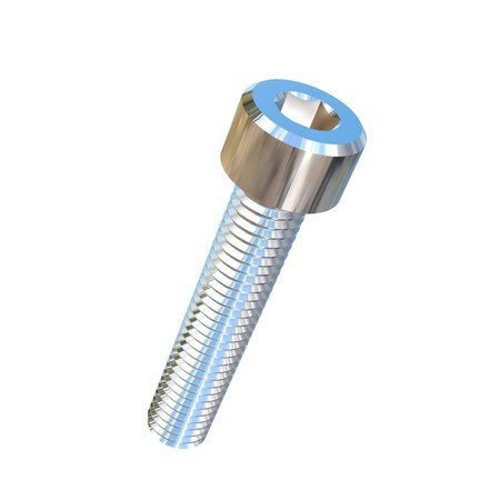 ALLIED TITANIUM M8-1.25 Socket Head Cap Screw, Plain Titanium, 40 mm Length 0017222